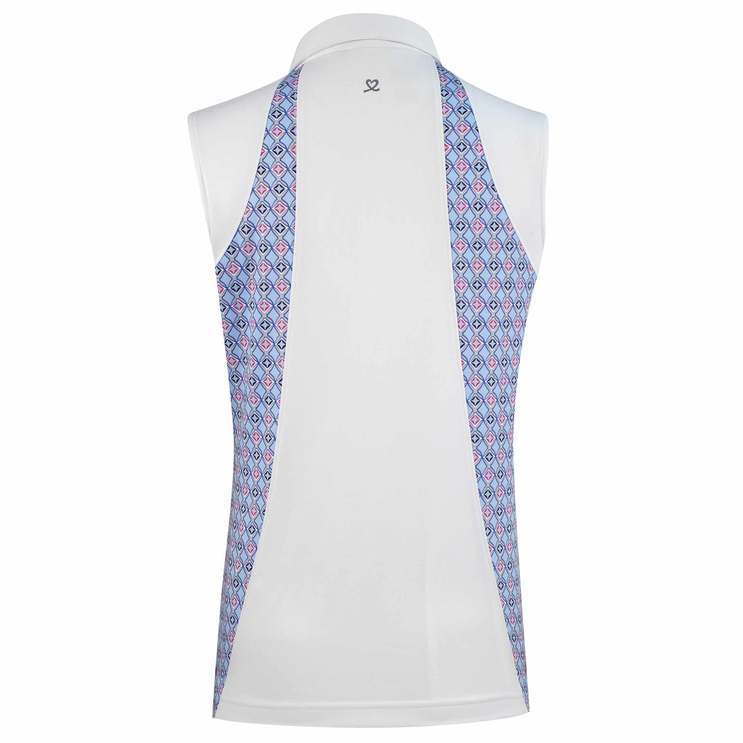 Daily Sports Sue Sleeveless Polo Shirt White
